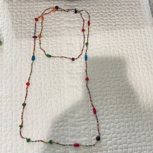 Indian bead wrap necklace